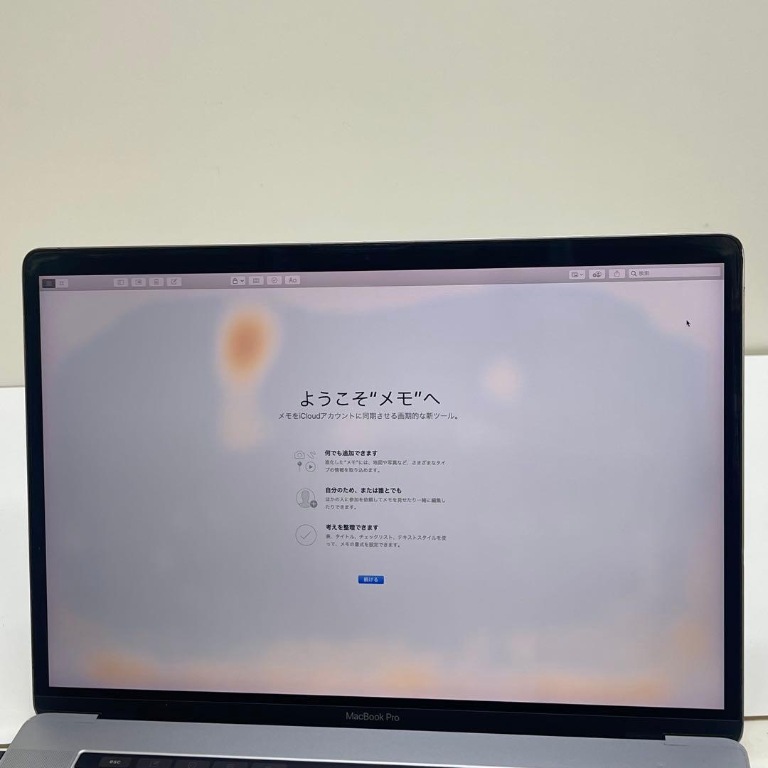 #621 Macbook Pro 2018 15インチ i7 32GB 512G