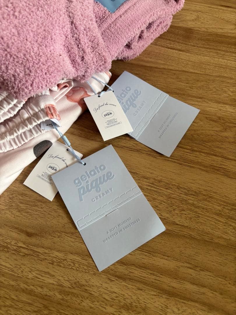 【新品、未使用】gelato pique バレンタイン限定 セット ピンク