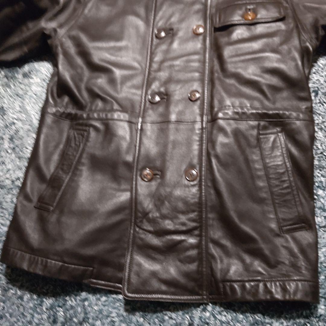 D'URBANレザーコート