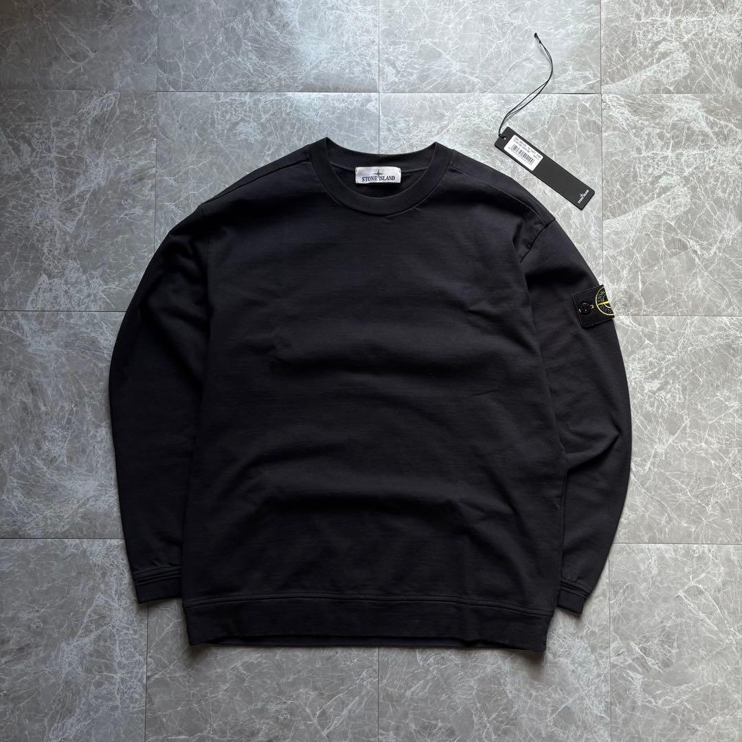 【即完sサイズ❗️】STONE トレーナー　ブラック　極美品❗️