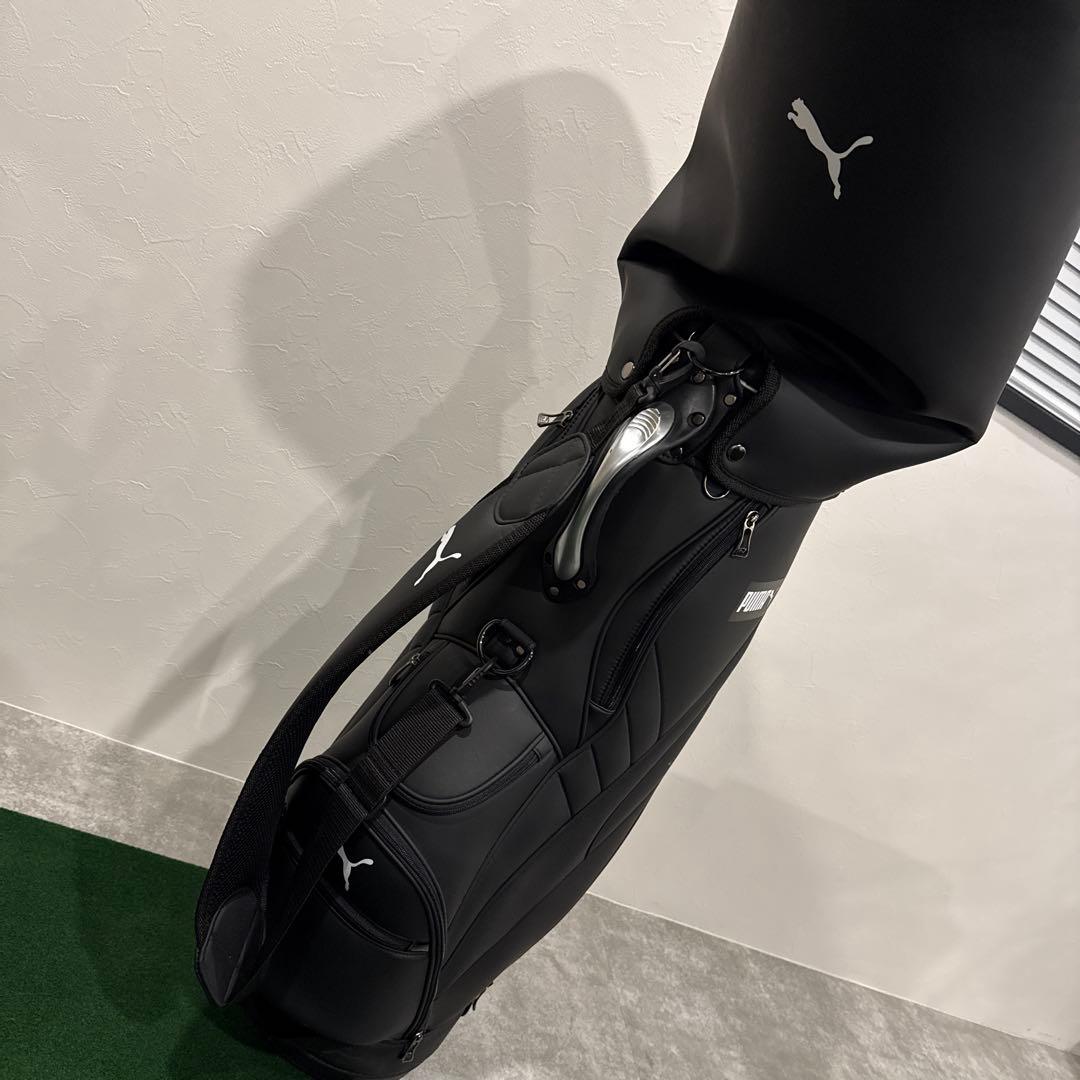 PUMA キャディバック 黒 マットブラック 美品