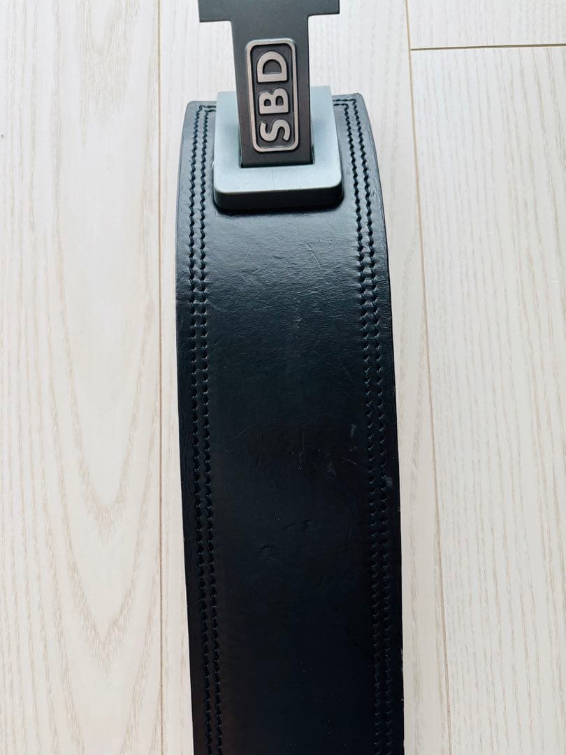 【kun】【使用頻度少】【Sサイズ】SBD パワーベルト ブラック/レッド