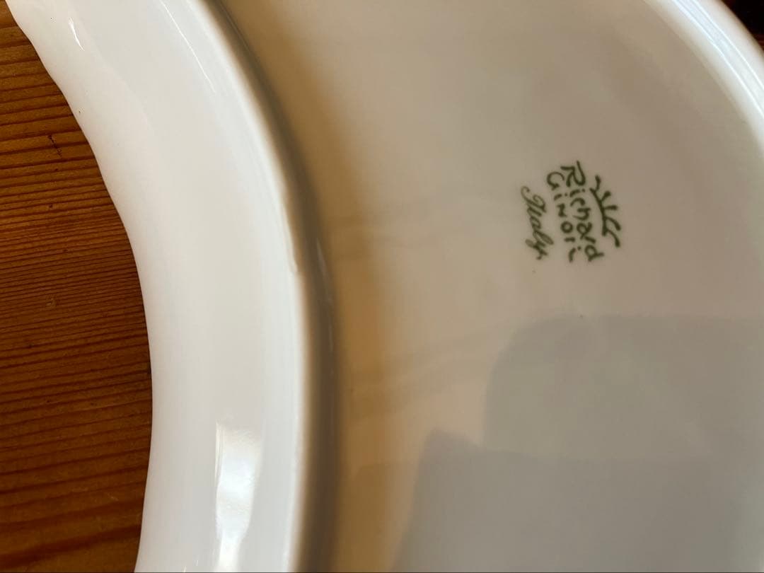 ジノリ　ベッキオホワイト　クレセントディッシュ×5