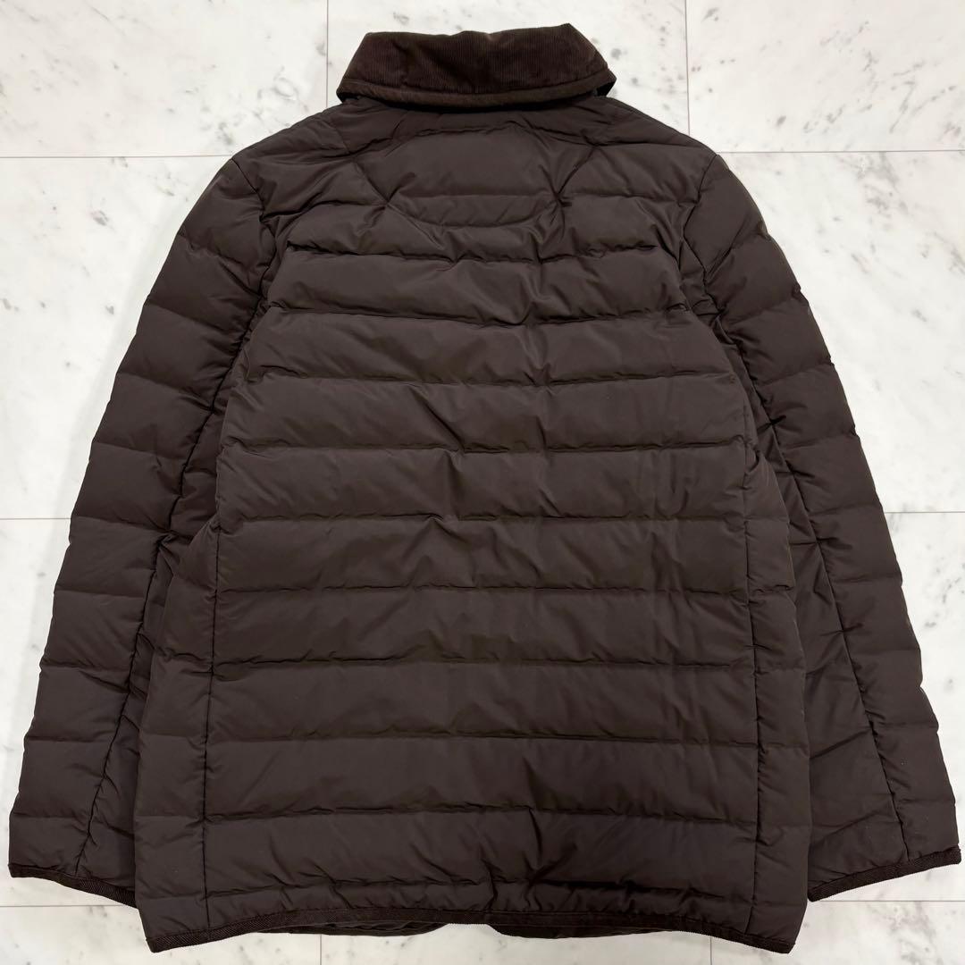 美品✨バンソンエミレイユ　ステッチレス ダウンジャケット　ブラウン　フード付き