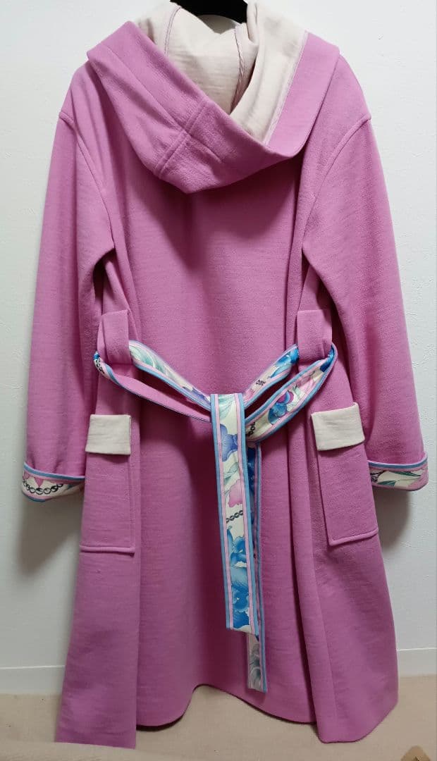 極美品　レオナール　フード付きコート　スプリングコート　38　オーバーサイズ