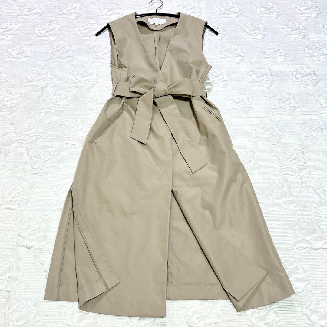 【未使用品】24SS 自由区 洗える 4WAY トレンチ コート 32サイズ