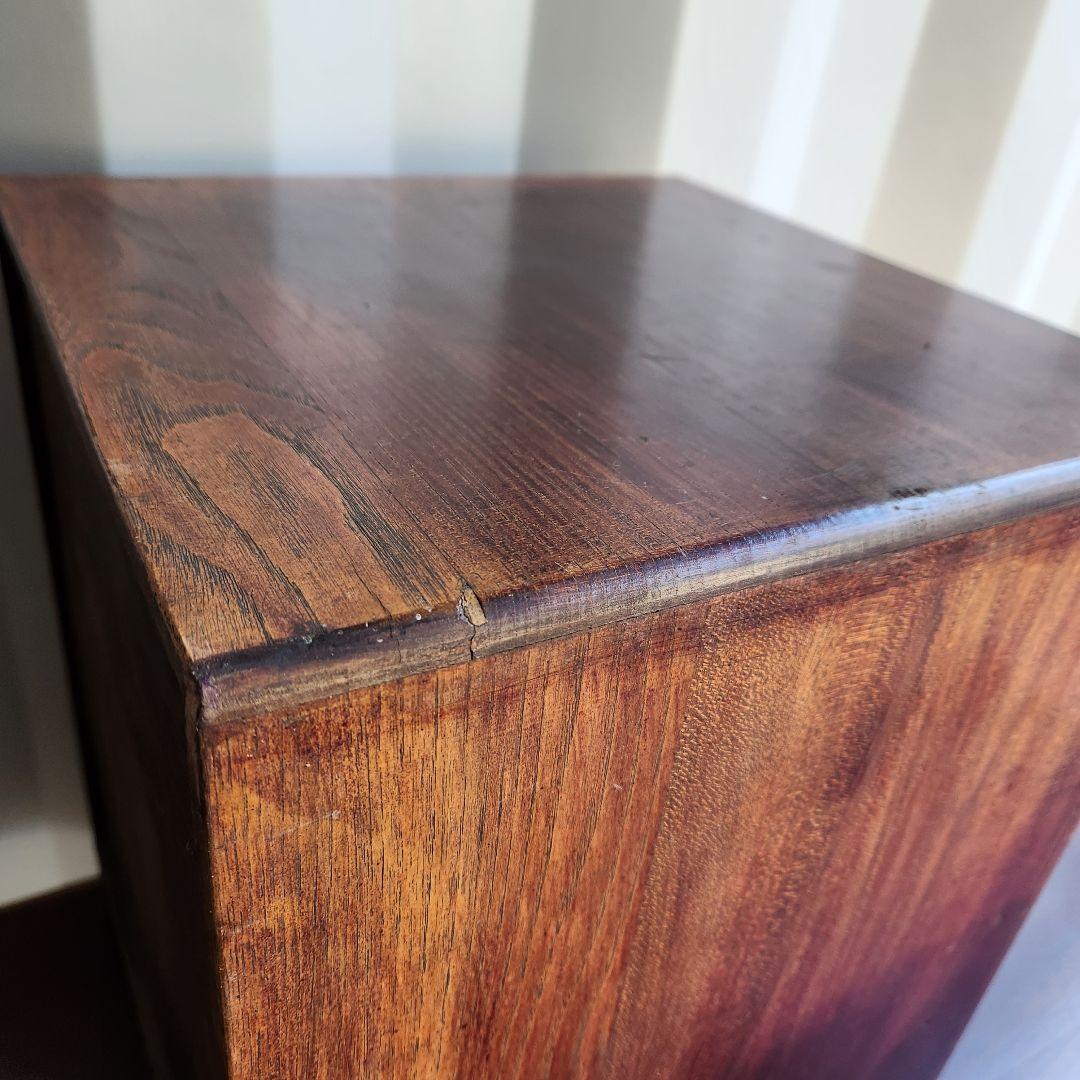 ジャパンヴィンテージ　 木製 5段小引き出し 小物入れ レターケース　チェスト