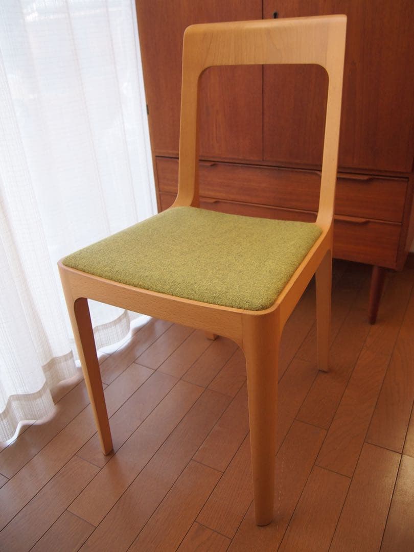 ミナペルホネン マルニ木工 HIROSHIMA チェアA ハンドメイド 生地