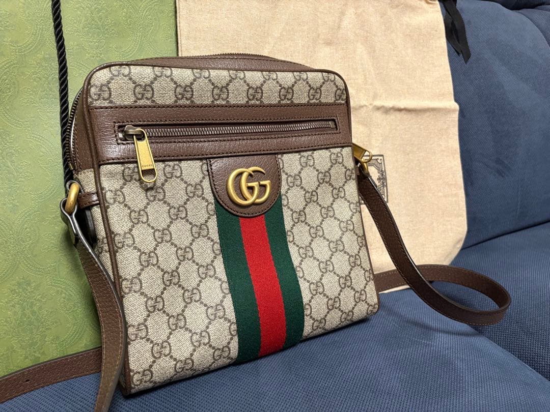 の*み様 GUCCI バッグ　ショルダーバッグ　シェリーライン