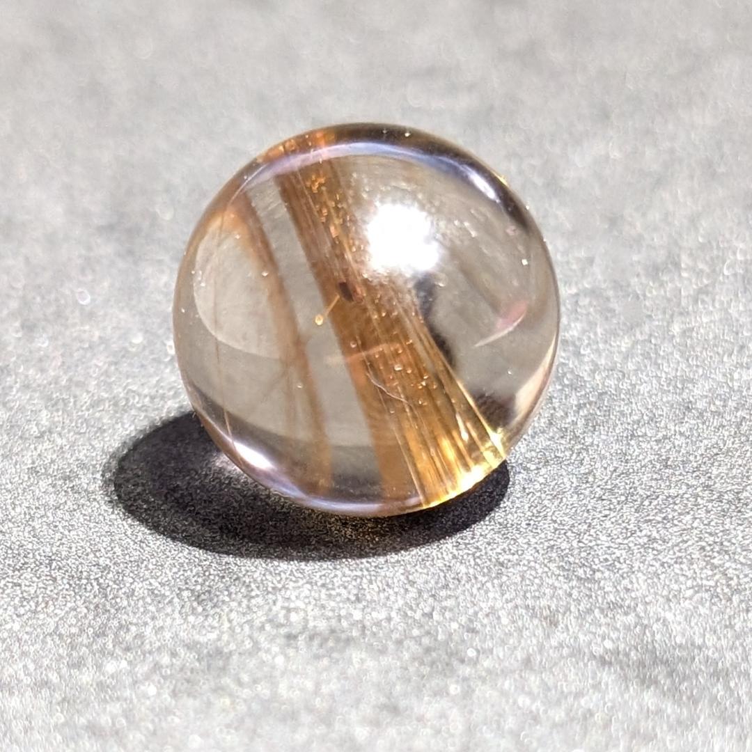 一点物 タイガータイチンルチルスフィア 18ミリ クリスタル台座 最強金運