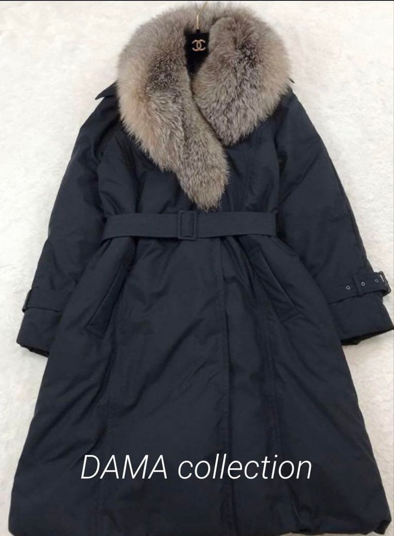 DAMA collection　ダウンコート　フォックスファー