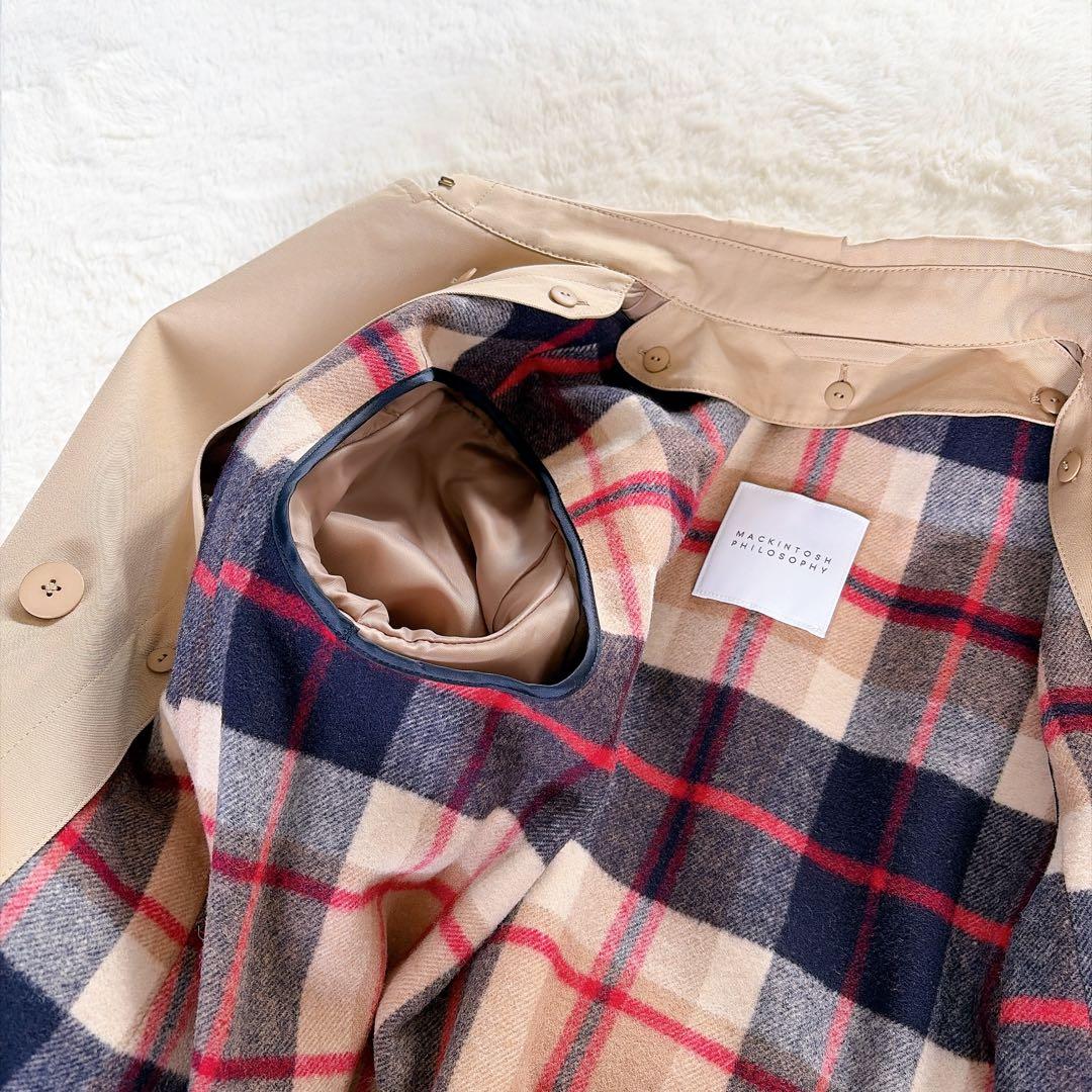 美品✨【マッキントッシュフィロソフィー】トレンチコート ライナーベルト ベージュ