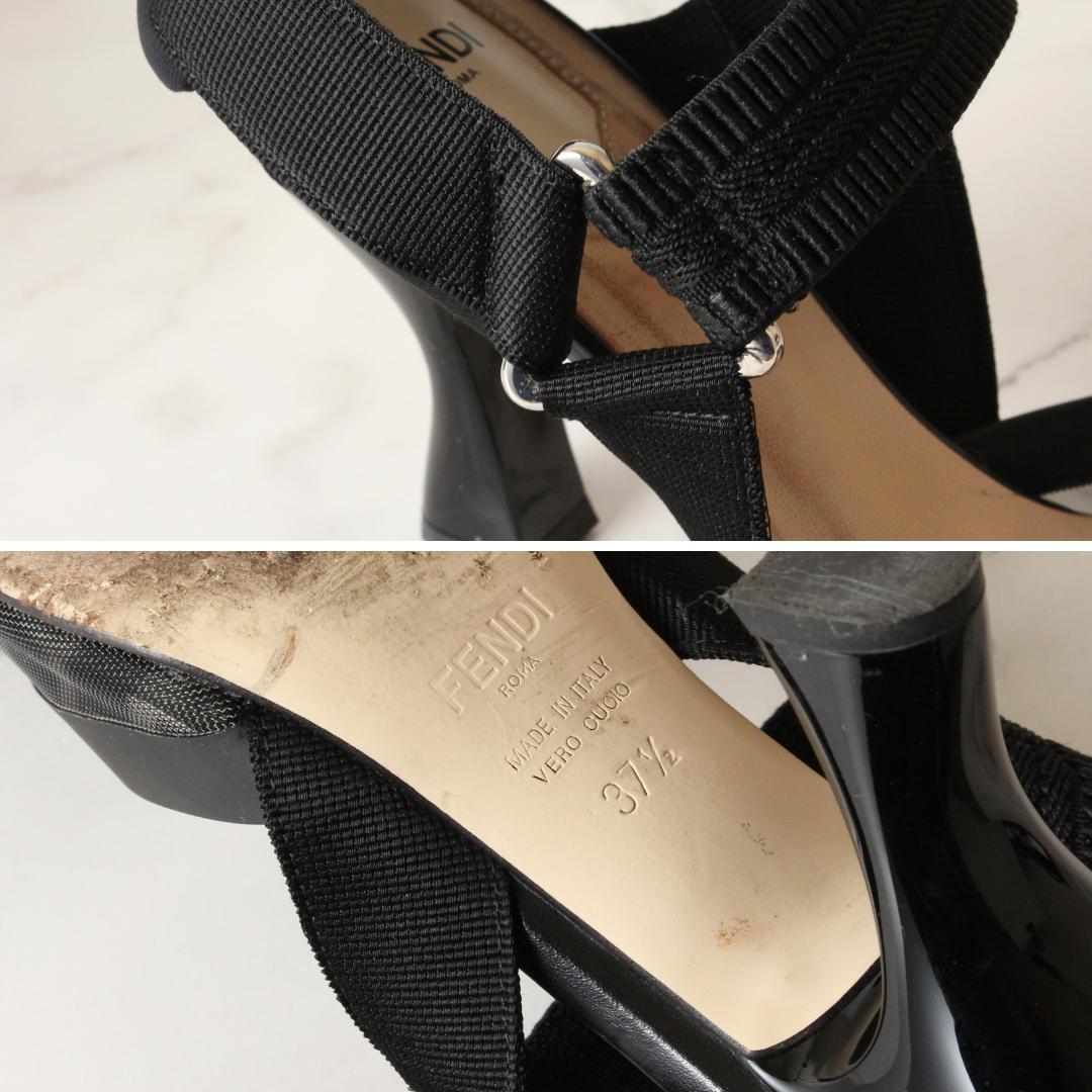 ✨極美品✨ 現行 フェンディ コリブリ ハイヒール FFメッシュ 24.5cm