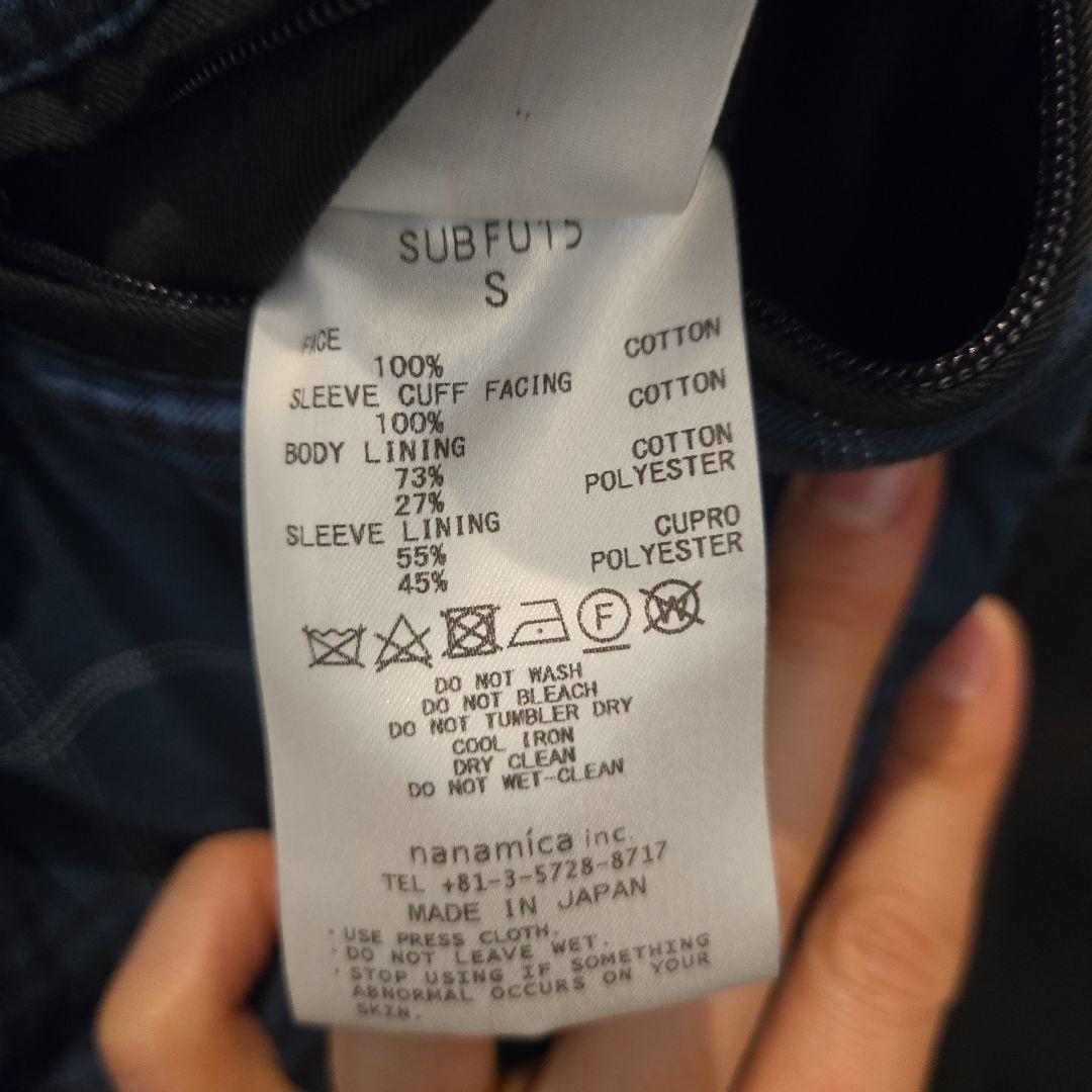 nanamica バルマカーンコート ネイビー サイズS