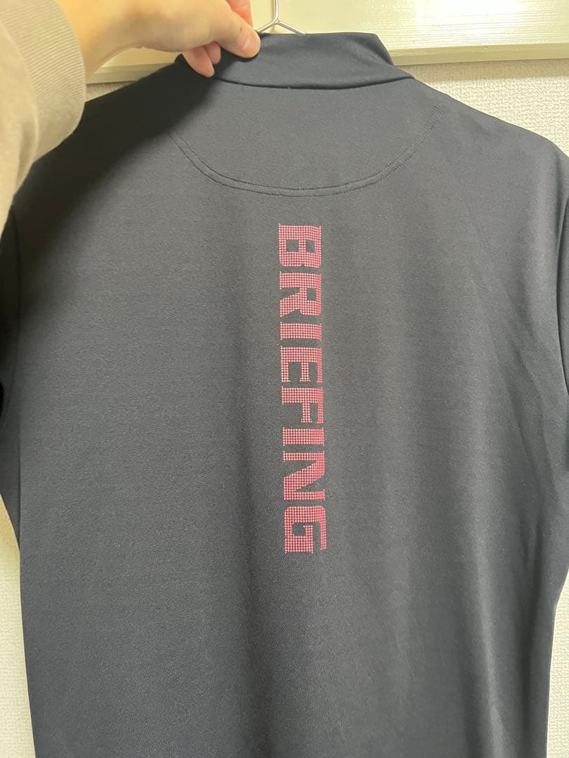 BRIEFING GOLF 半袖モックネック Tシャツ M