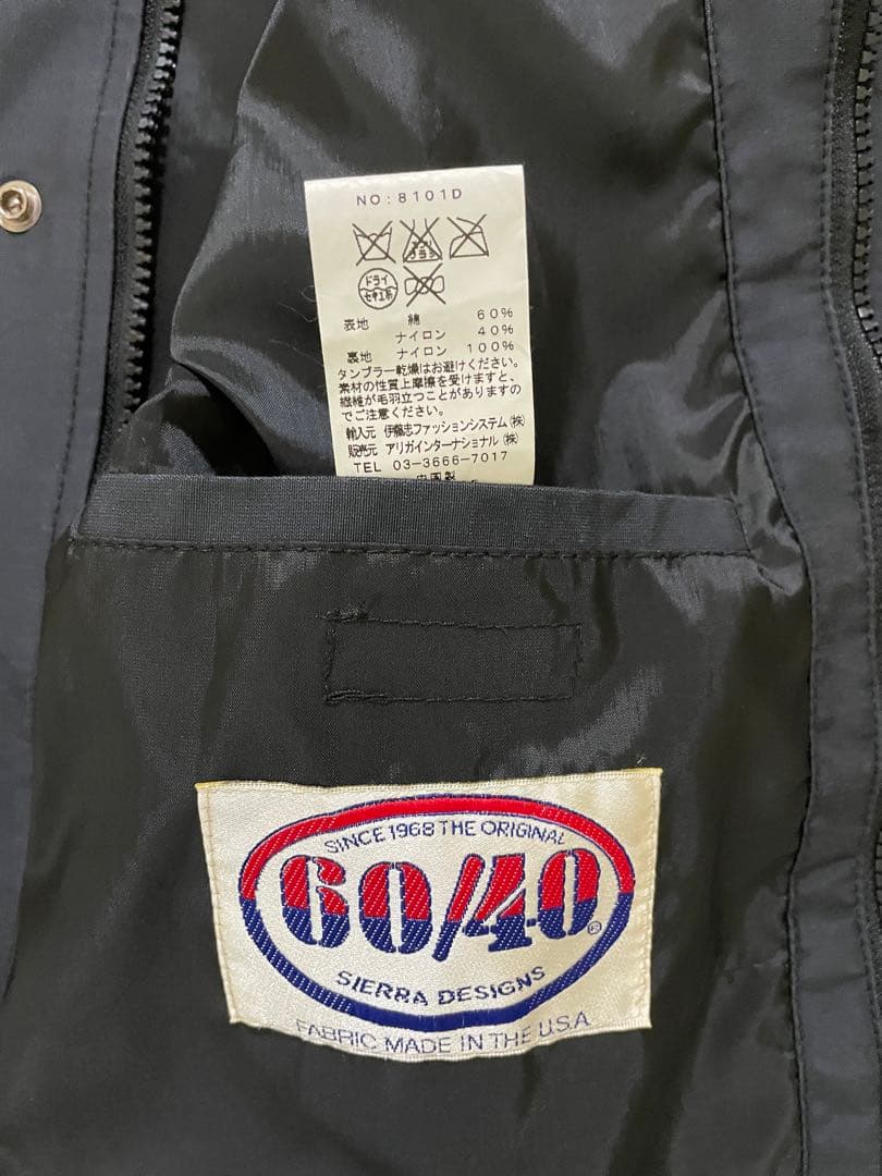 【希少】SIERRADESIGNS／BAG'n'NOUN コラボ！ タコマコート