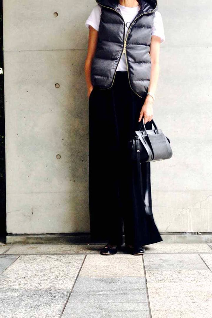 DUVETICA/ウールダウンベスト 菊池京子