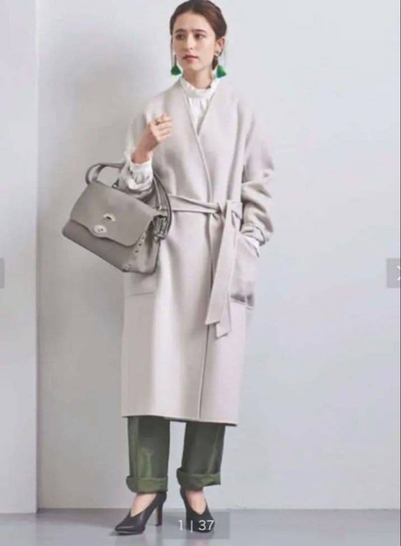 【新品タグ付き】ユナイテッドアローズ　リバーロングコート　Ｍサイズ38