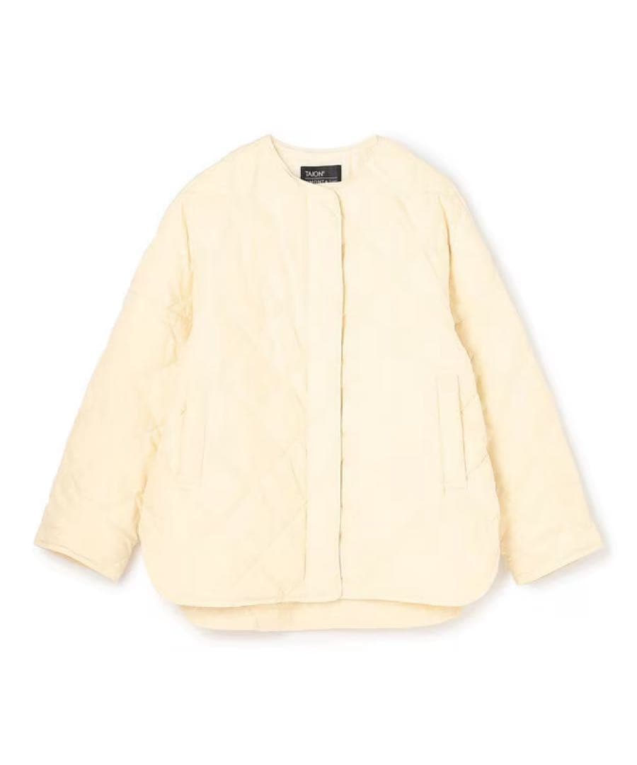 今季新品【自宅で洗濯OK / 軽量で暖かいTAIONコラボ キルティングブルゾン