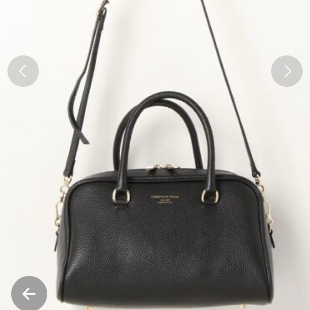 CHRISTIAN VILLA クリスチャンヴィラ ボストンバッグ　ブラック