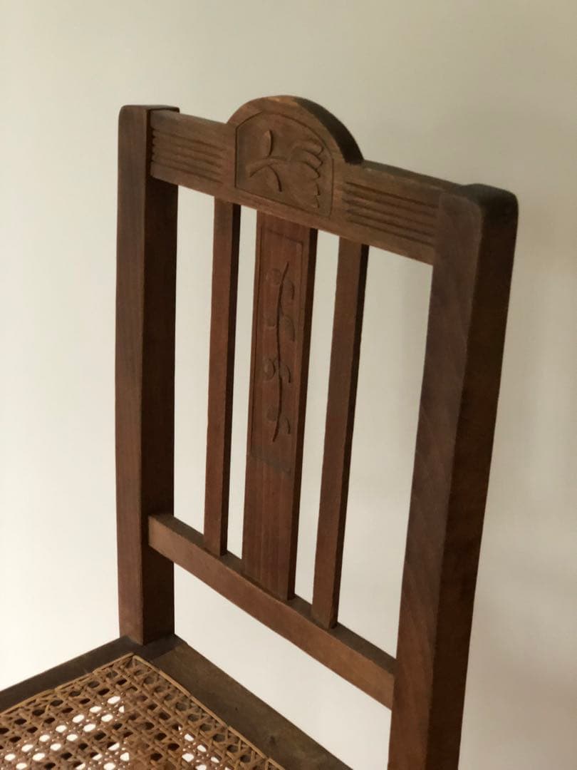 フランス　アンティーク　ラタンチェア　ヴィンテージ ビンテージ　椅子　家具