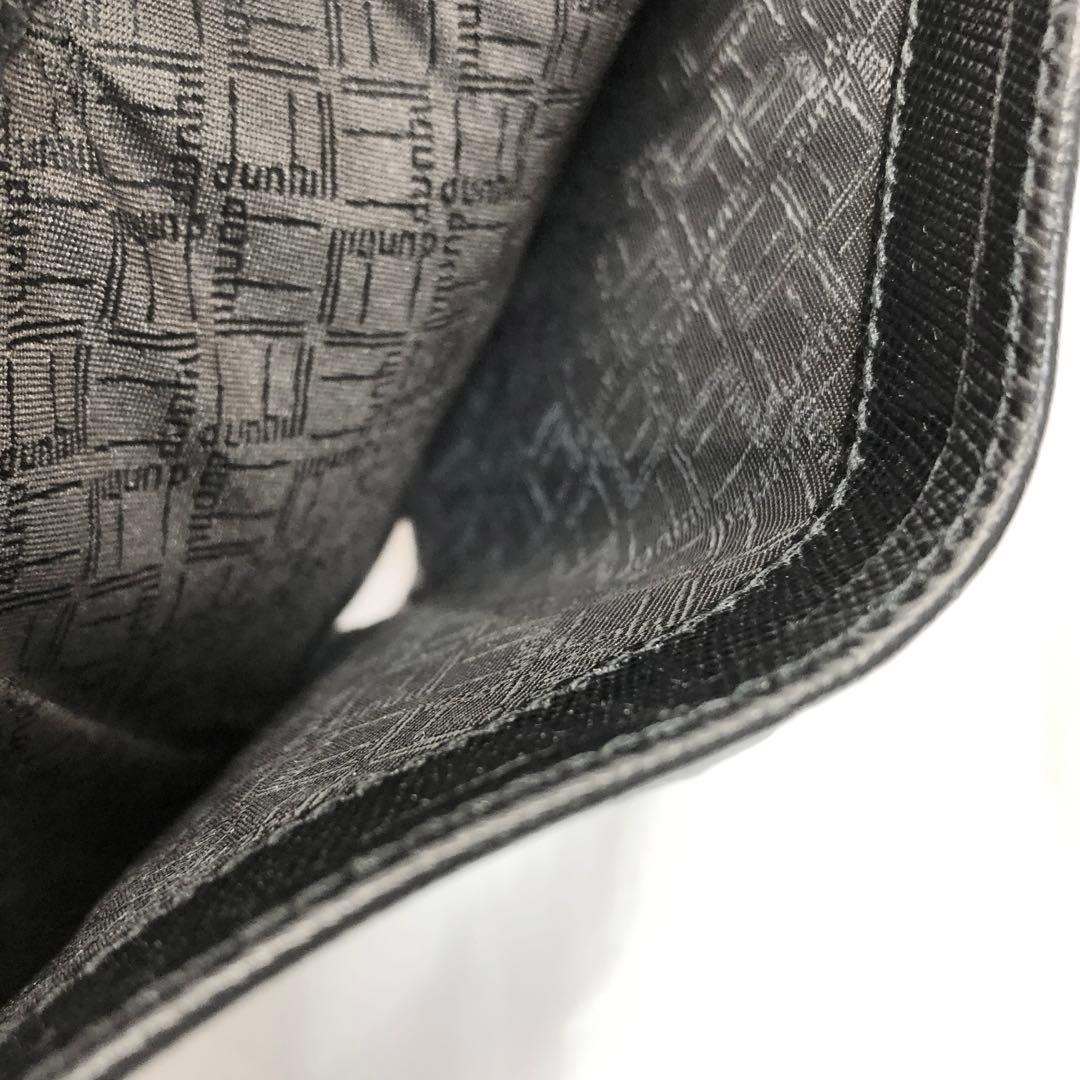 【パプリカ 】　dunhill ダンヒル 二つ折り　財布　ブラック　メンズ