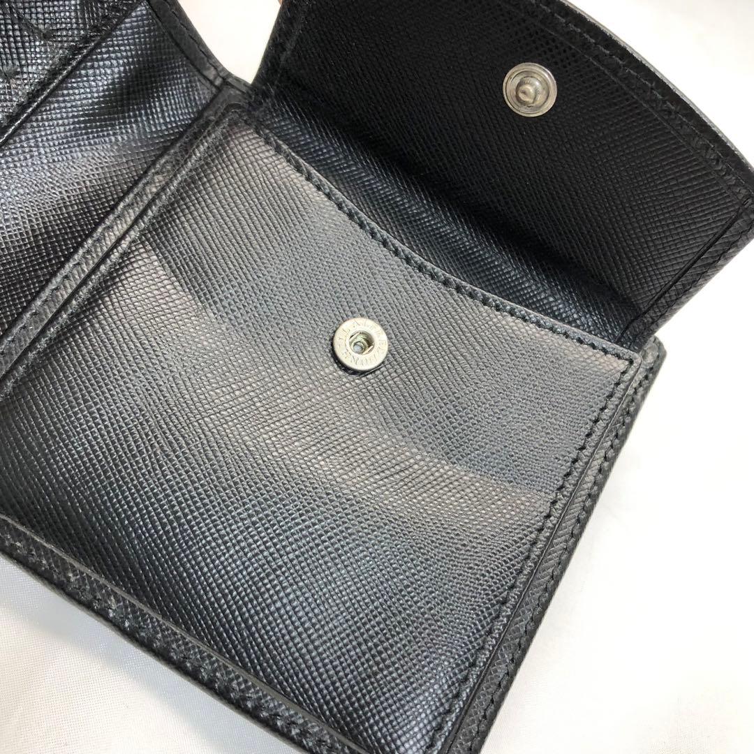 【パプリカ 】　dunhill ダンヒル 二つ折り　財布　ブラック　メンズ