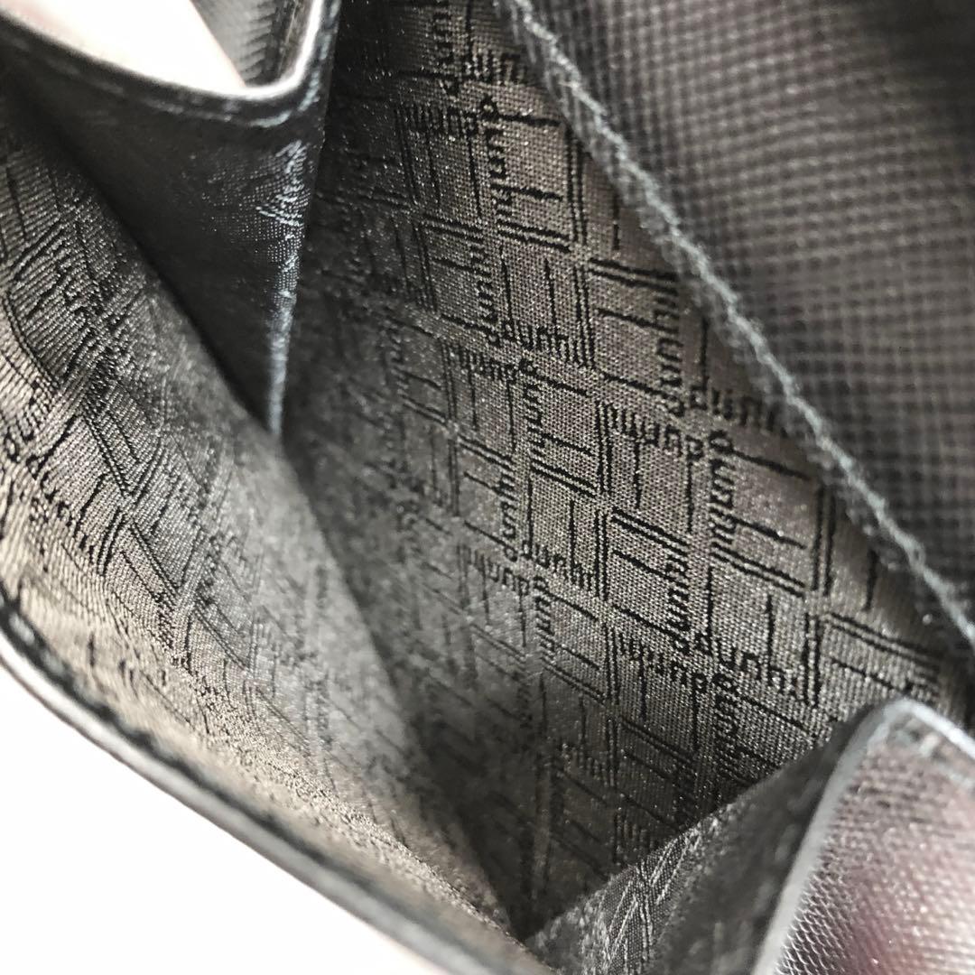 【パプリカ 】　dunhill ダンヒル 二つ折り　財布　ブラック　メンズ