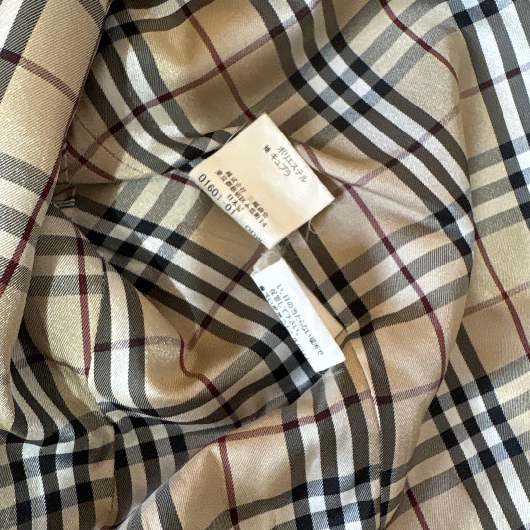 希少LL BURBERRY BLACK LABEL トレンチナポレオンコート