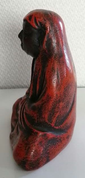 備前焼　赤達磨