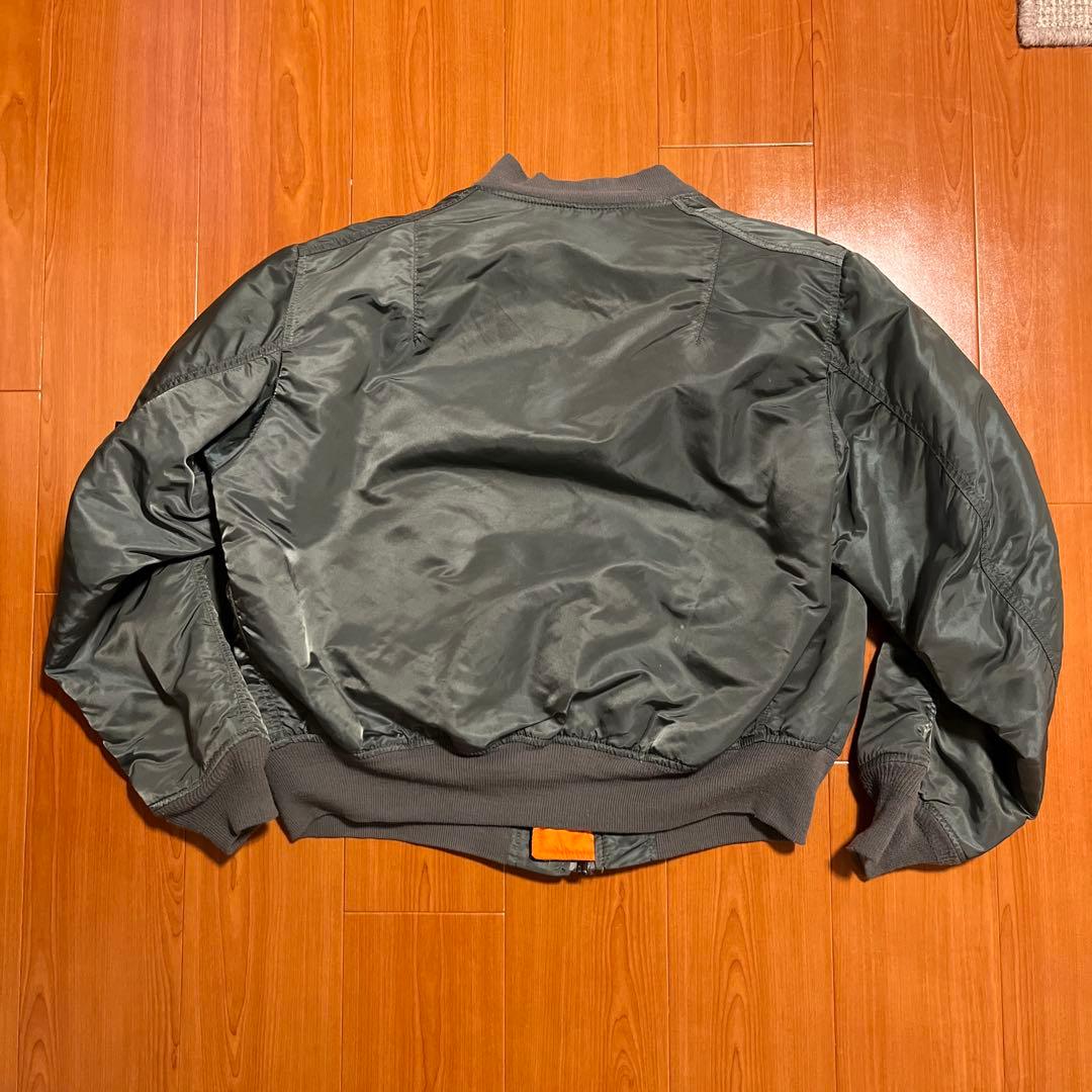 アルファ社　MA-1 エドウィン企画　アメリカ製　カーキ　XL