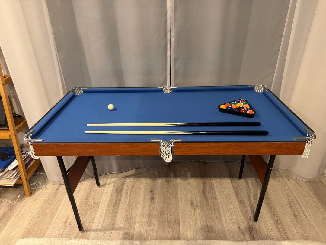 折りたたみ式　ビリヤードテーブルセット