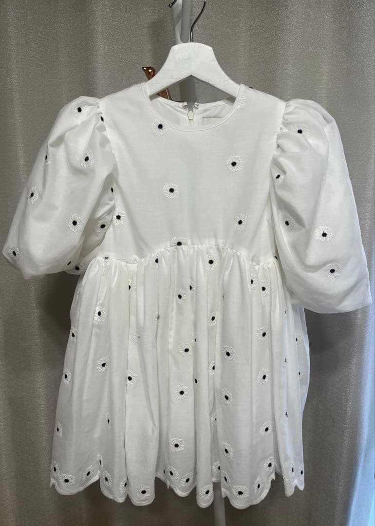 Bibiy. EMILY FLOWER BLOUSE ホワイト ブラウス