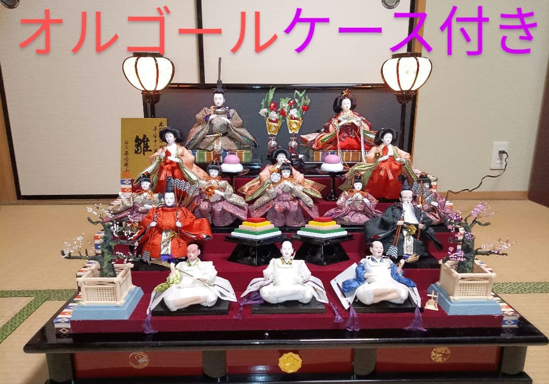 美品　雛人形ケース入り　オルゴール