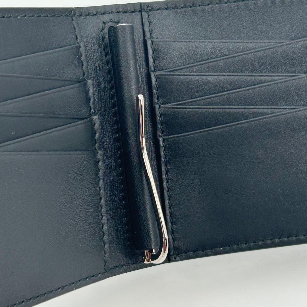 希少/未使用✨グッチ マネークリップ アニマリエ ビー 刺繍 レザー 黒