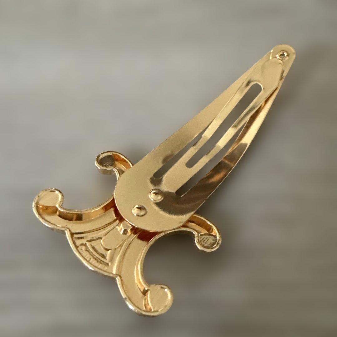 CELINE セリーヌ ヘアピン トリオンフ ゴールド