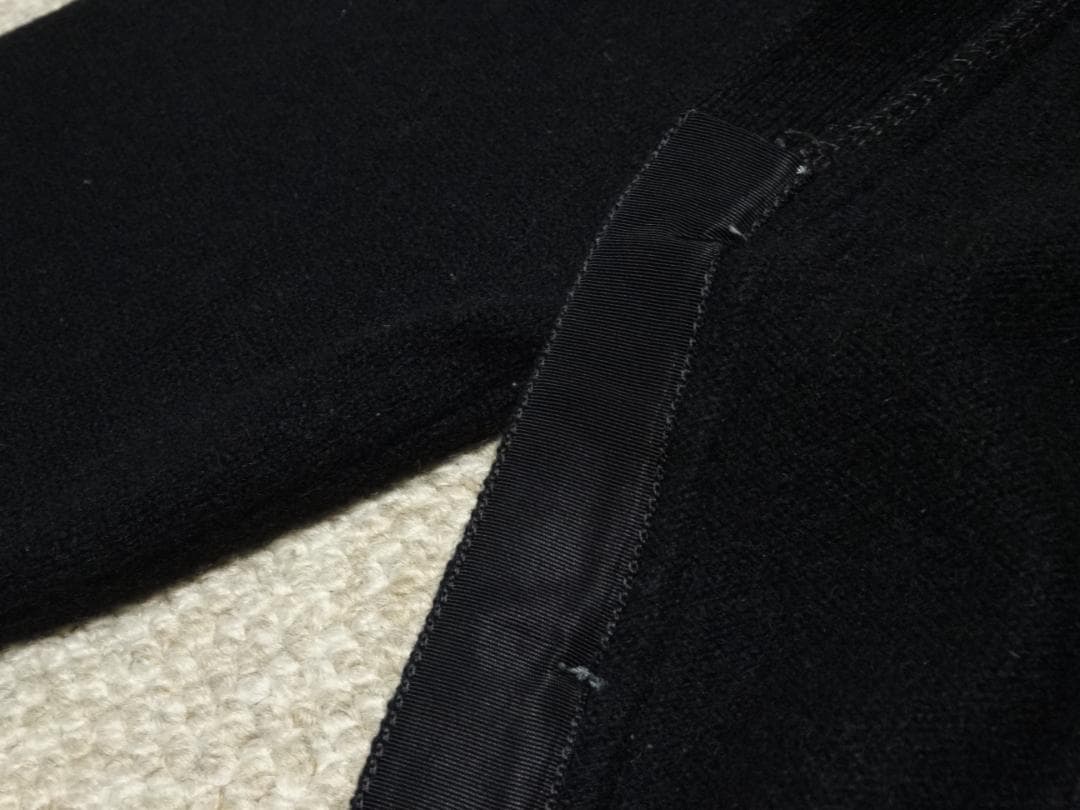 聖*様 ８０ｓ　プリングル　カシミヤカーディガン　スコットランド製　黒　ヴィンテ