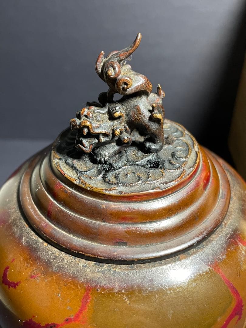 松美堂　高岡銅器　伝統工芸品　夏目型香炉