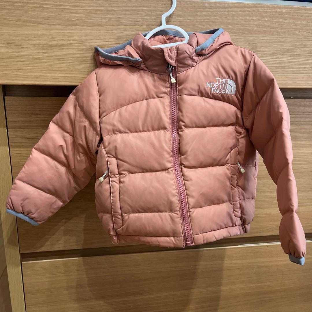ノースフェイス　アコンカグアフーディー　ダウン　90　ピンク
