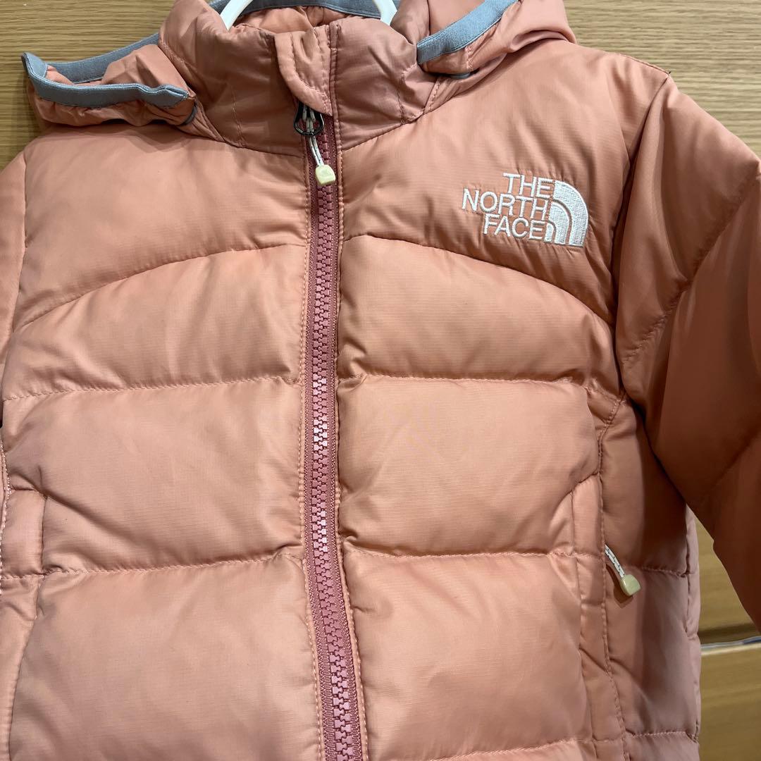 ノースフェイス　アコンカグアフーディー　ダウン　90　ピンク
