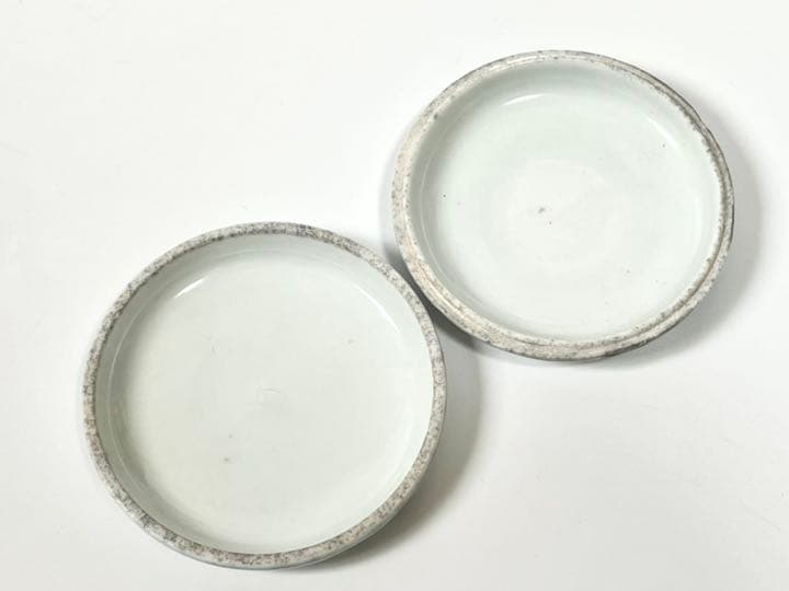 陶工　幹山伝七　幹山傳七　染付香合　茶道具