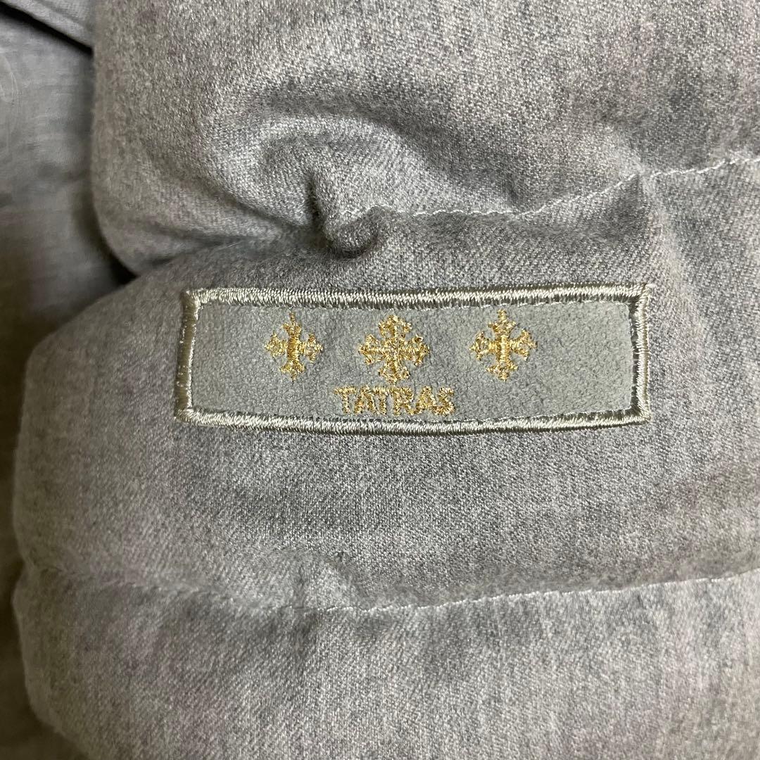 ［極美品］TATRAS タトラス　セラミカ グレー　 ファー　ダウンジャケット