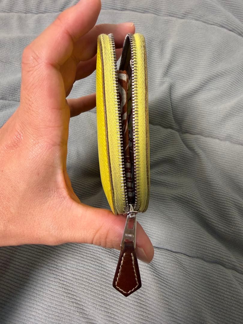 HERMES イエロー 長財布 箱付き
