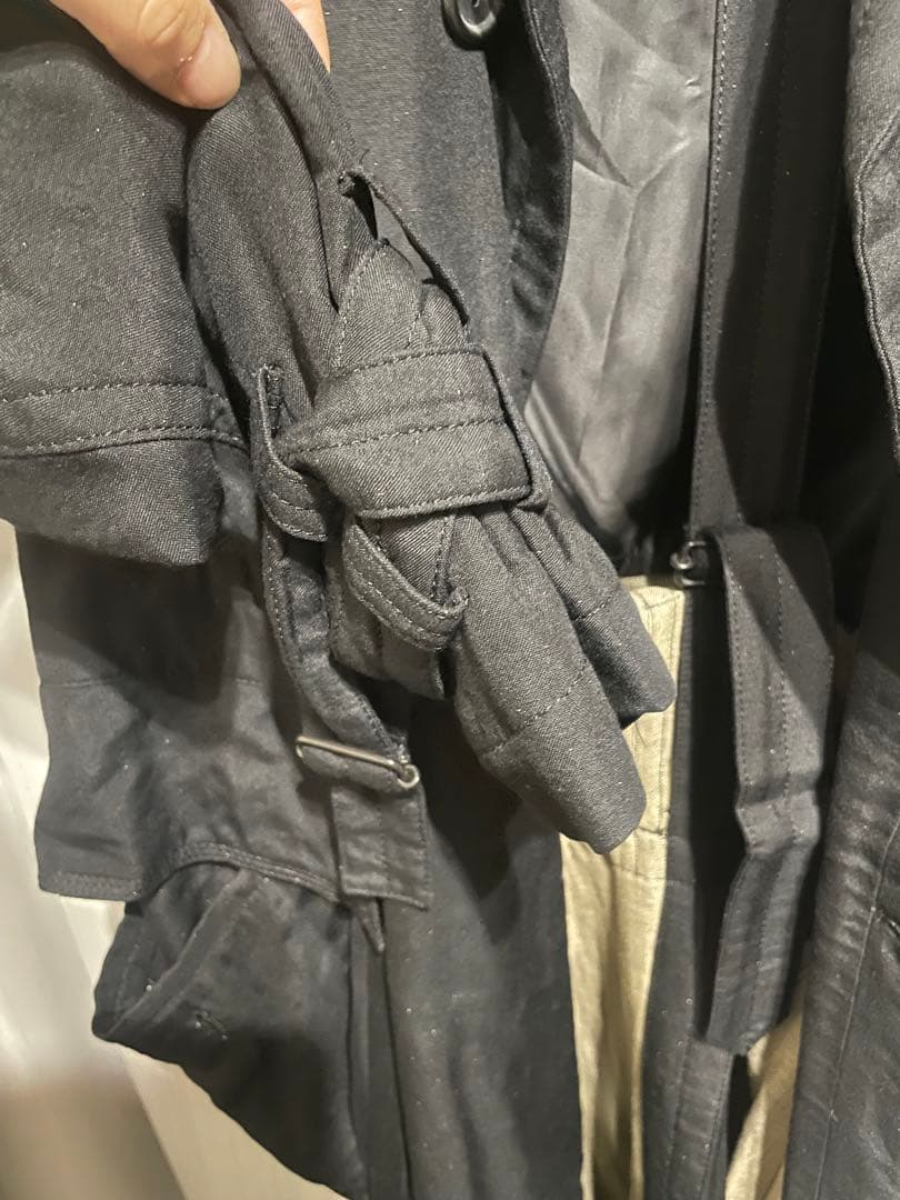 レア　ヨウジヤマモト　Y's ロングコート　ミリタリーデザインコート