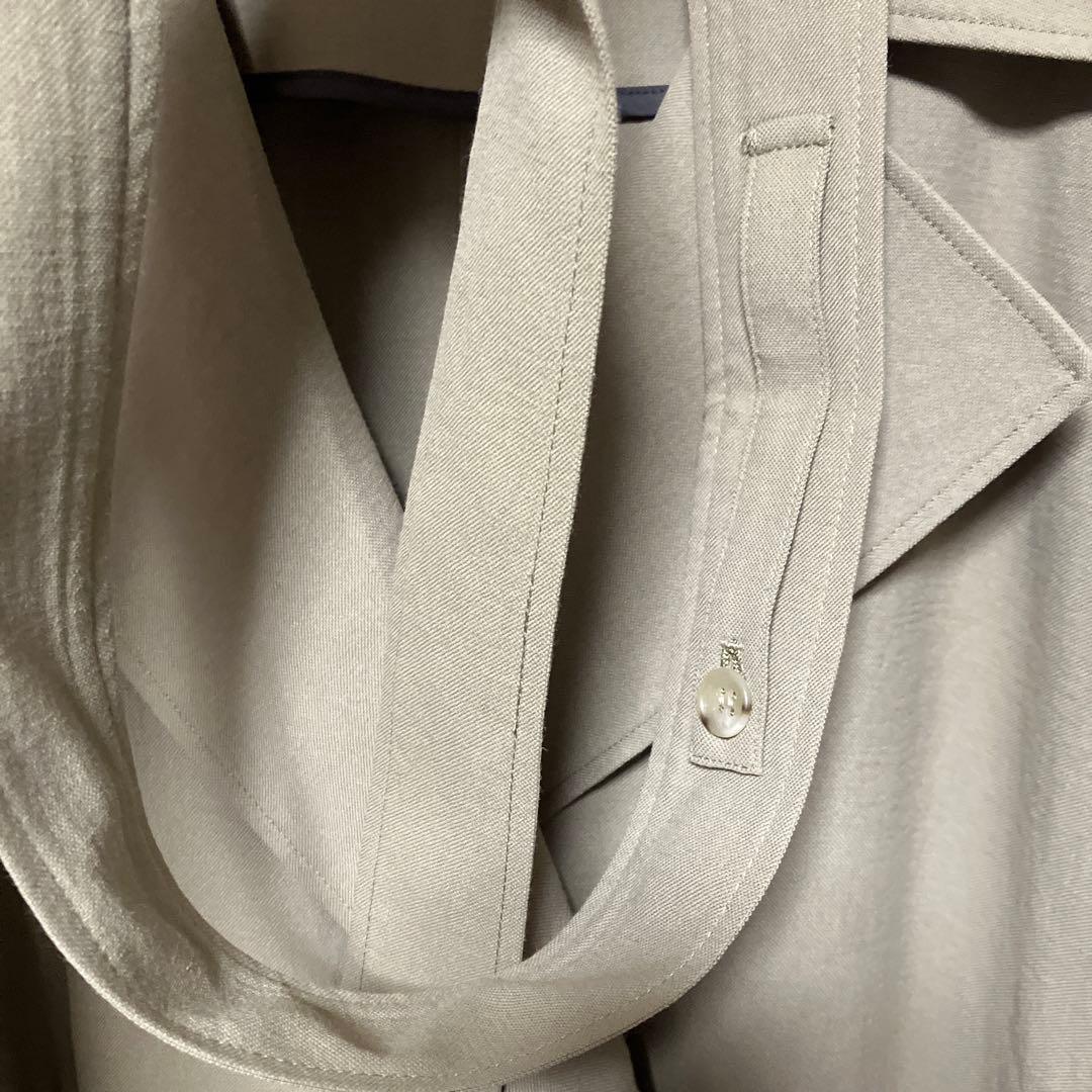 【未使用】香奈子さんとつくった着回し頼れるコート/ライトカーキ