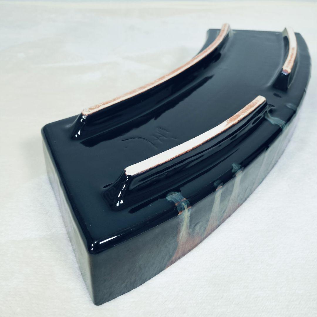 流形水盤花器　扇面水盤　水盤花器　花器　花瓶　水盤　生け花　華道