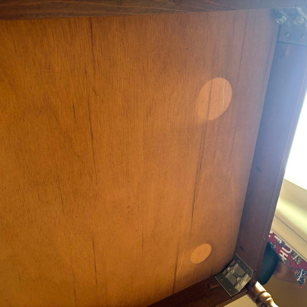 木製ダイニングテーブル アンティーク　昭和レトロ