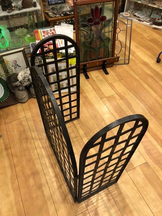 アンティーク　アイアン　マントルピースカバー