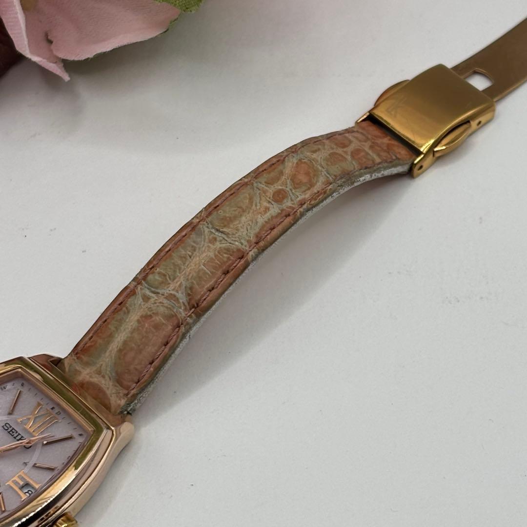 稼働品☆電波ソーラー　SEIKOセイコー　ルキア　レディース腕時計