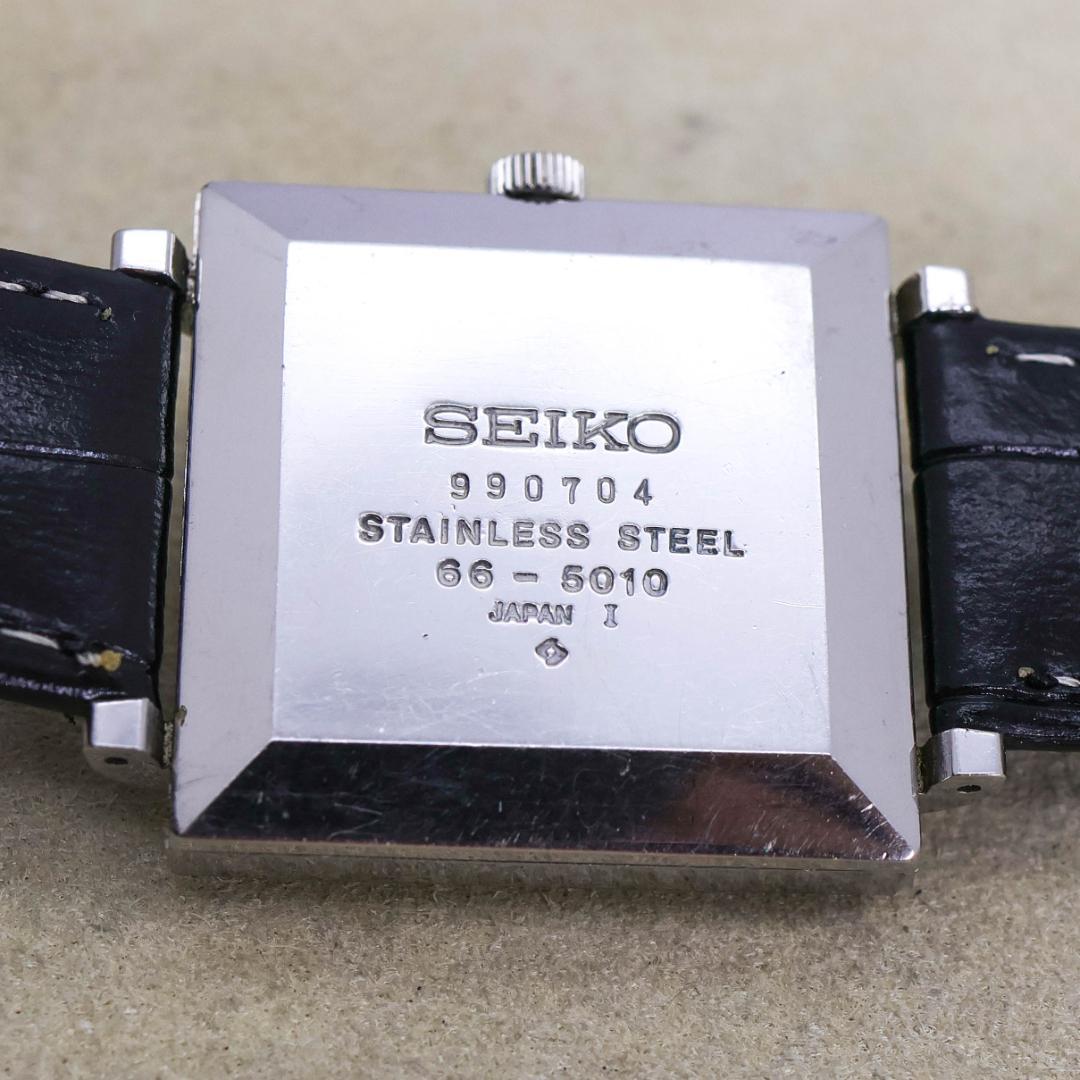 ジャンク品 SEIKO 腕時計 機械式 手巻き スクエア 17石 2106